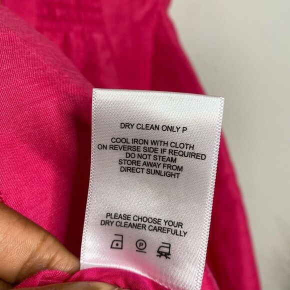 AJE Dress Strapless Bone Structured Pink Mini Dress Size AUS 4/ US 0 - Picture 9 of 10